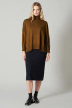 Dolcevita Over in Seta Cashmere Extrafine Terracotta
