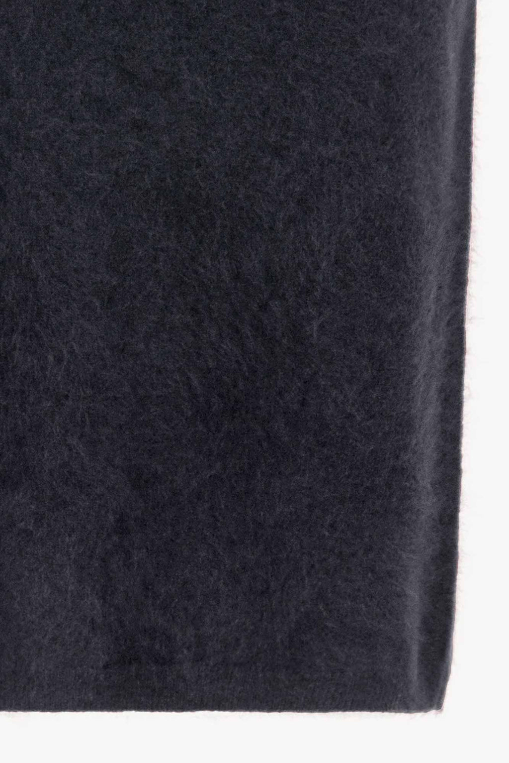 Gonna Longuette in Puro Cashmere Spazzolato Ardesia