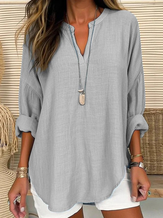Eliza - Blusa Casual in Lino