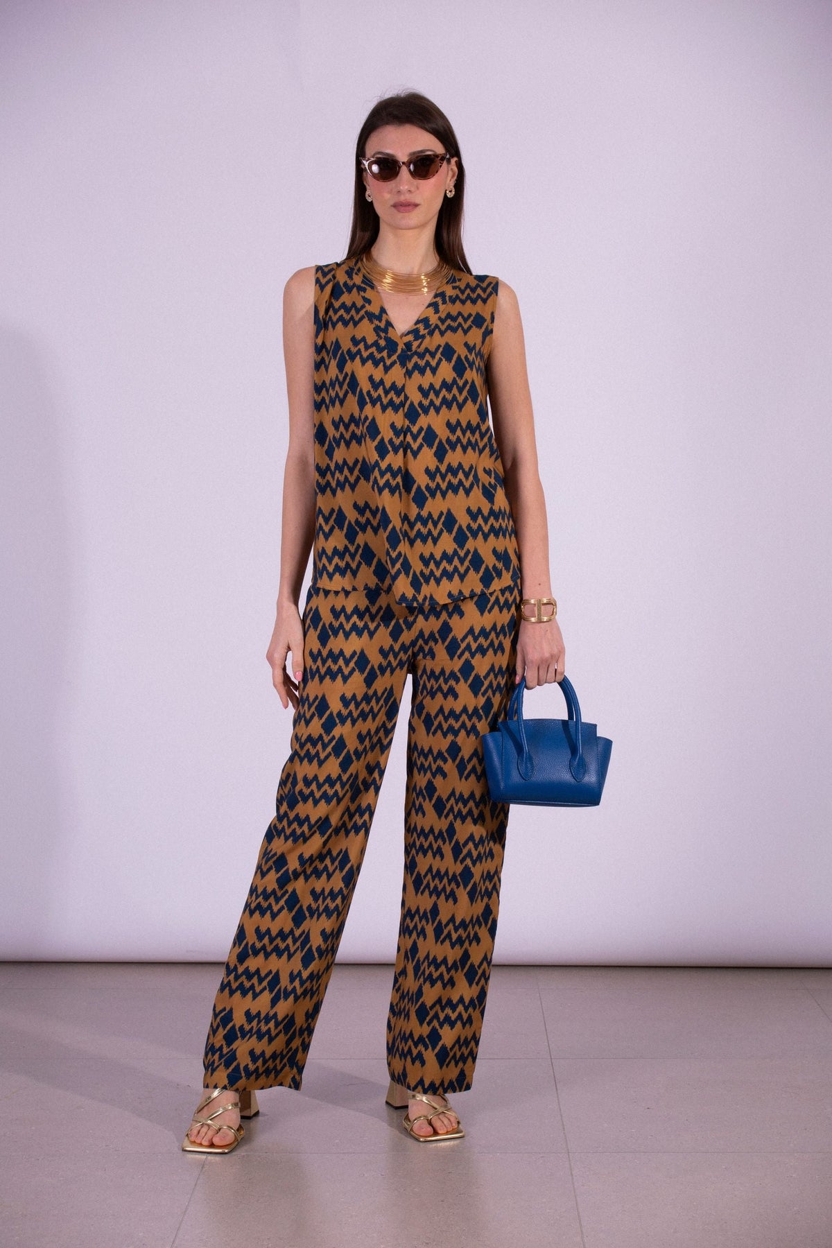 MOKI-B PANTALONE CHEVRON