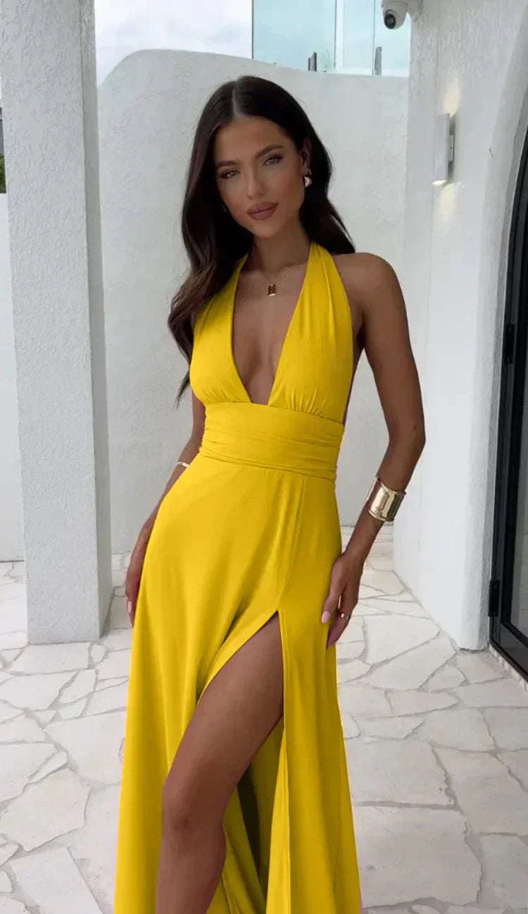 Madison – Abito con scollo a V profondo