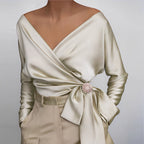 Evalyn - Elegante camicetta di seta per donne
