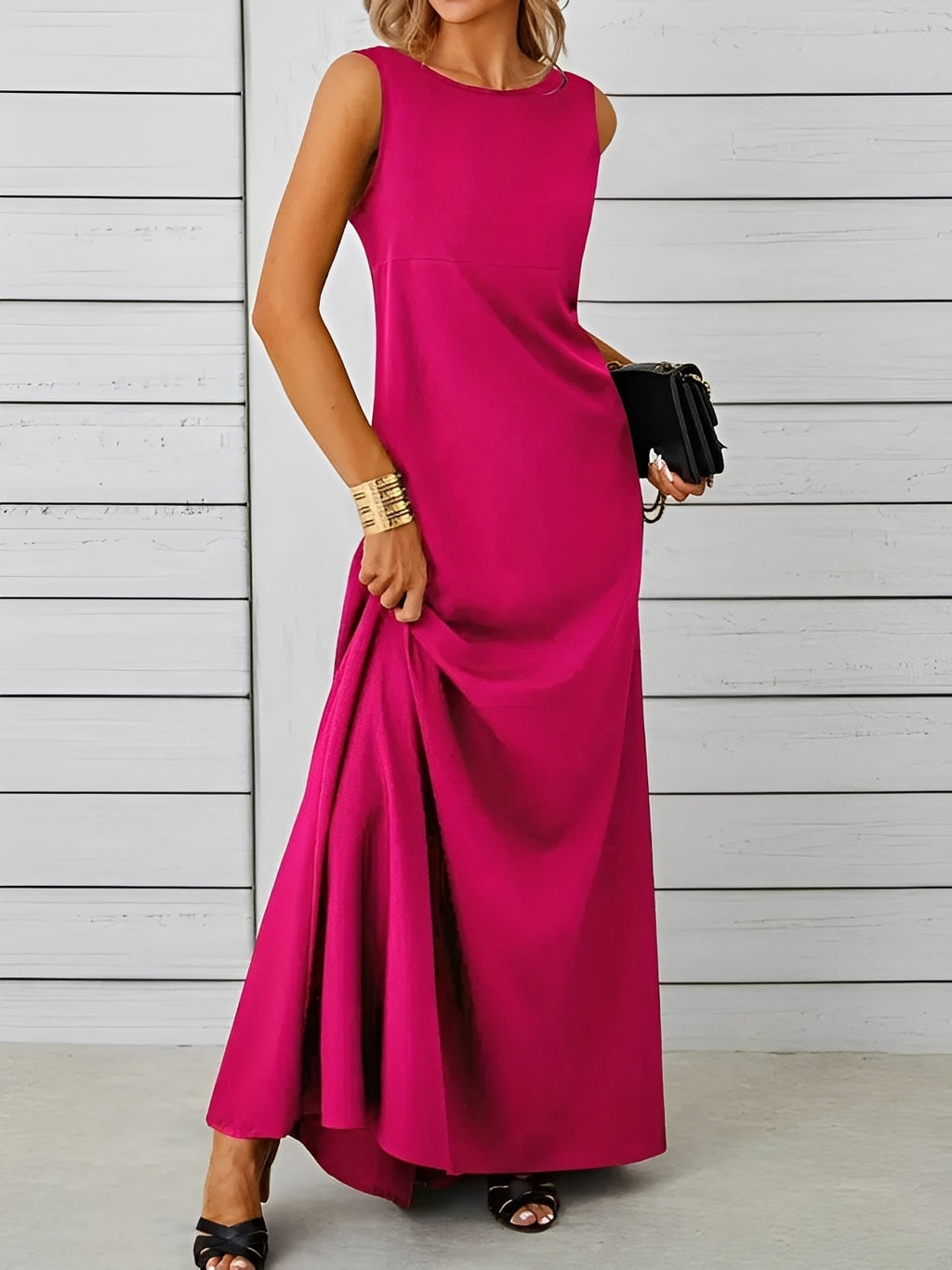 Saranna - Elegante Abito Lungo per Donne