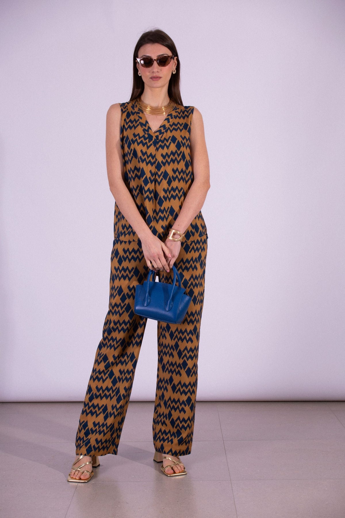 MOKI-B PANTALONE CHEVRON