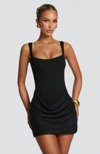 Valeria™ | Mini Abito Sculpting con Corsetto e Drappeggio Morbido