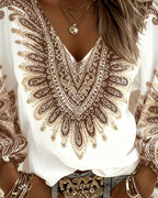 Elara | Paisley Print Blouse