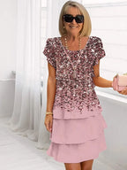 Cersei - Abito floreale con rouches Fluido & Femminile