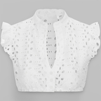 Abegail - Elegante camicetta a maniche corte per donne