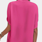 Idril - Elegante Camicetta da Donna con Manica Corta