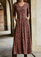 Sophie - Abito vintage a maniche lunghe per donne