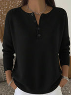 Ombretta | Maglione Henley con Bottoni