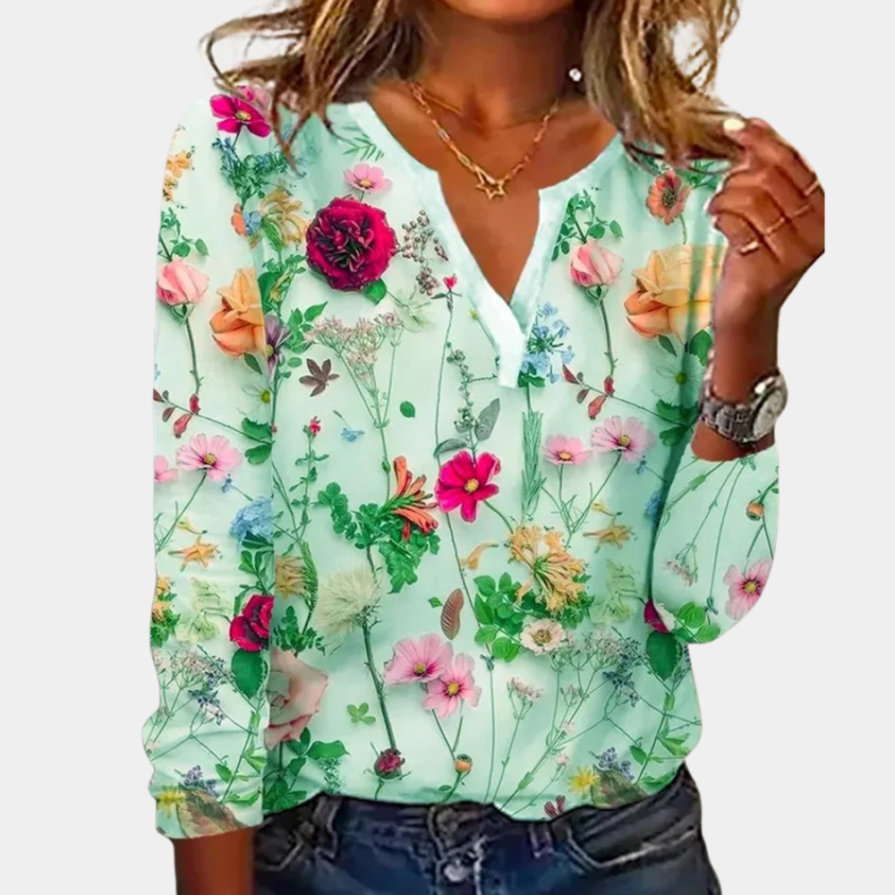 Morwen - Camicetta Floreale Casual per Donne