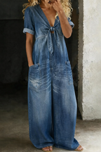 MAYA | V-NECK UTILITY JUMPSUIT