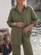 HARPER | COTTON RELAXED TWO-PIECE SET