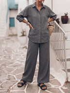 HARPER | COTTON RELAXED TWO-PIECE SET