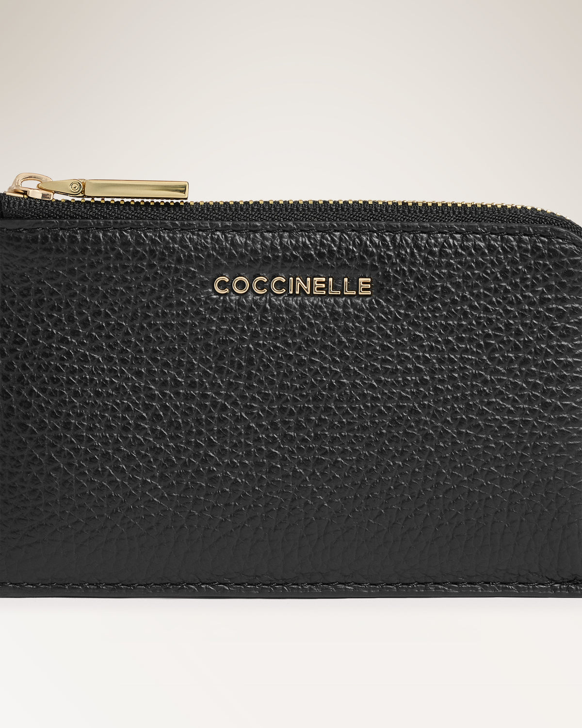 Card Holder Grained Noir