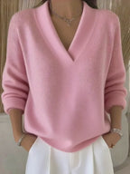 Liliana | Maglione Scollo a V Comodo