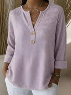 Wanda | Top Henley con Bottoni