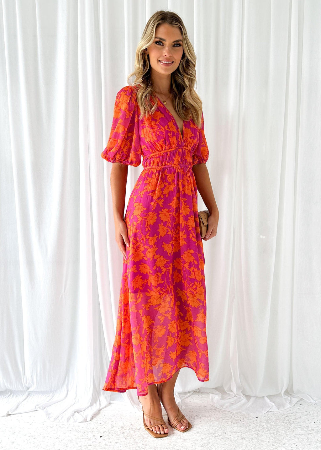 Kathy – Abito lungo con scollo a V