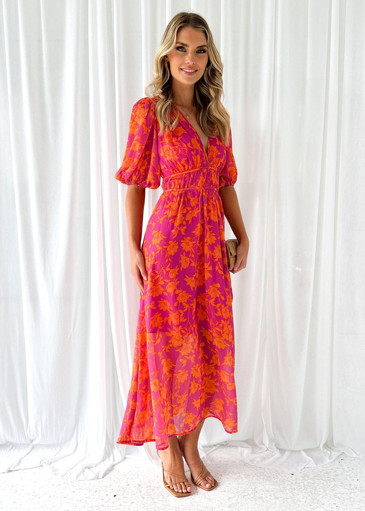 Kathy – Abito lungo con scollo a V
