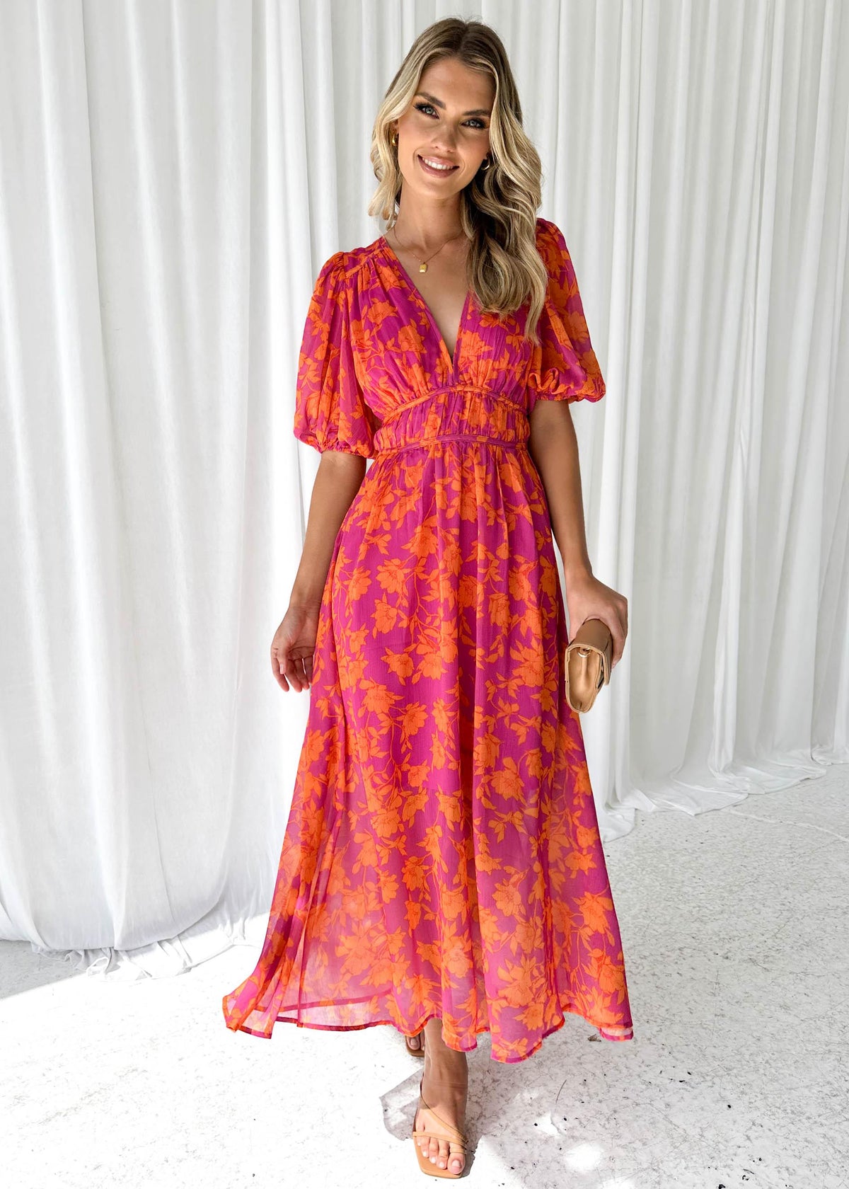 Kathy – Abito lungo con scollo a V