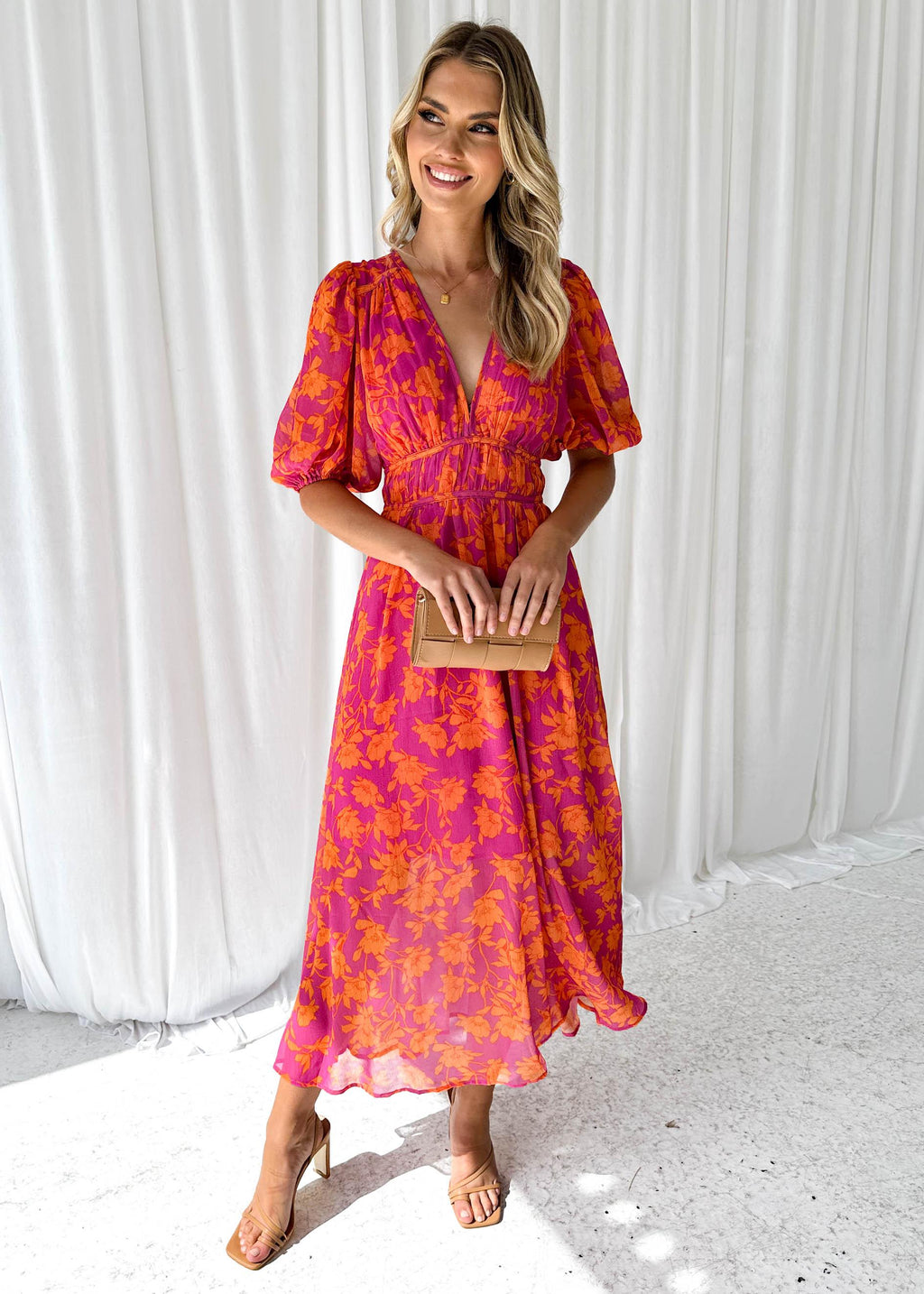 Kathy – Abito lungo con scollo a V