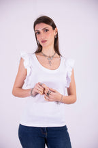 SILVIAN HEACH T-SHIRT SCOLLO A SCOOP