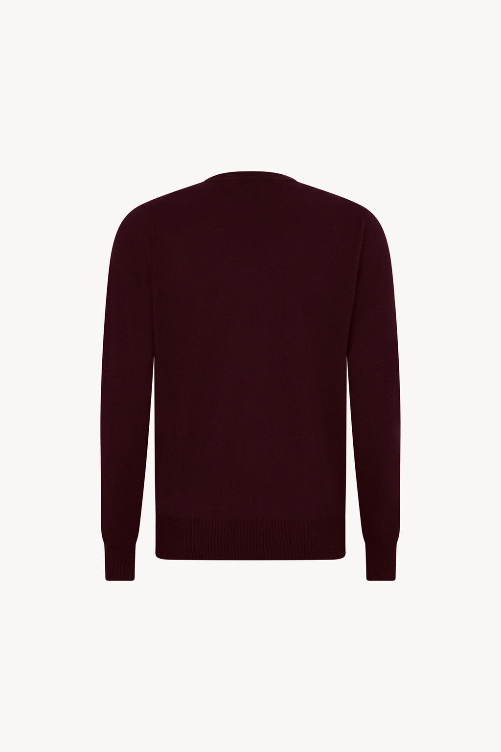 Maglia Girocollo in Puro Cashmere Acero