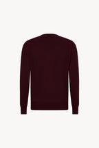 Maglia Girocollo in Puro Cashmere Acero