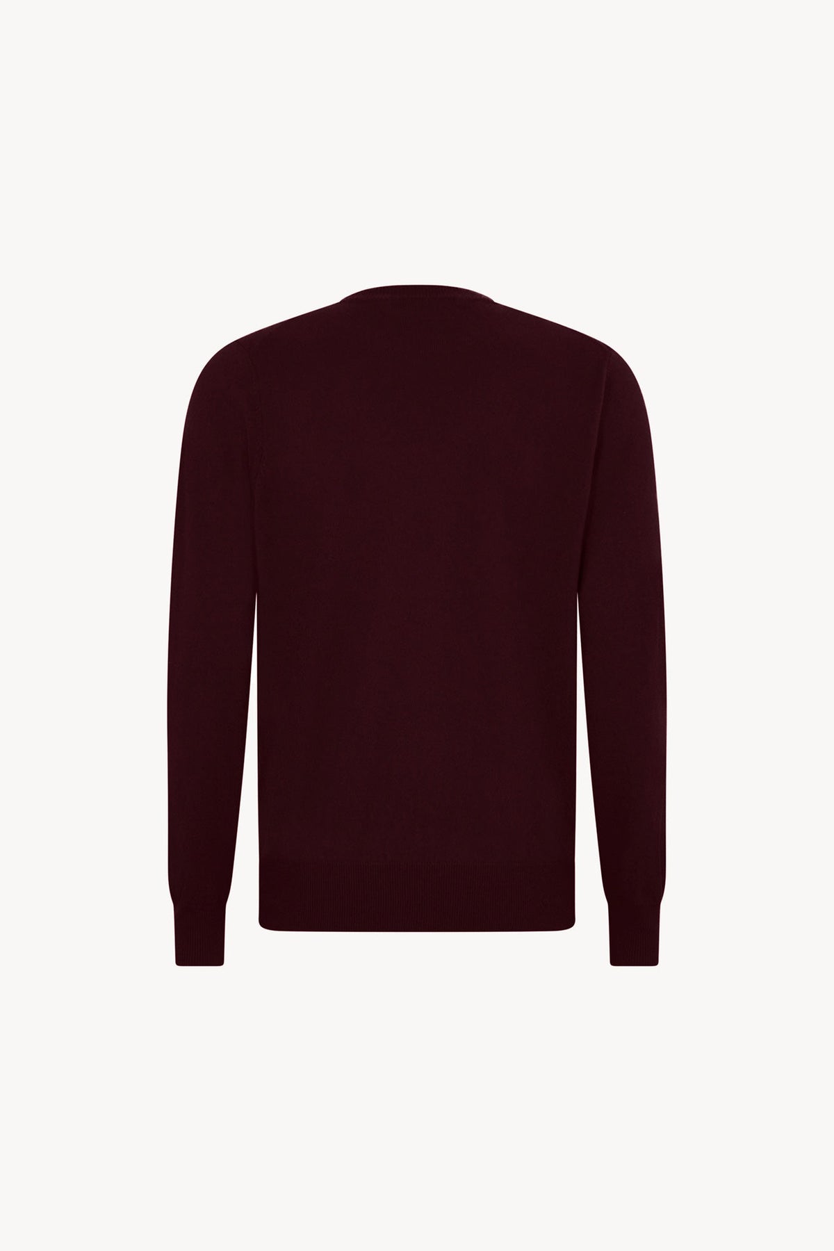 Maglia Girocollo in Puro Cashmere Acero