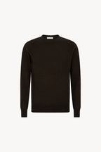 Maglia Girocollo in Puro Cashmere Mocha