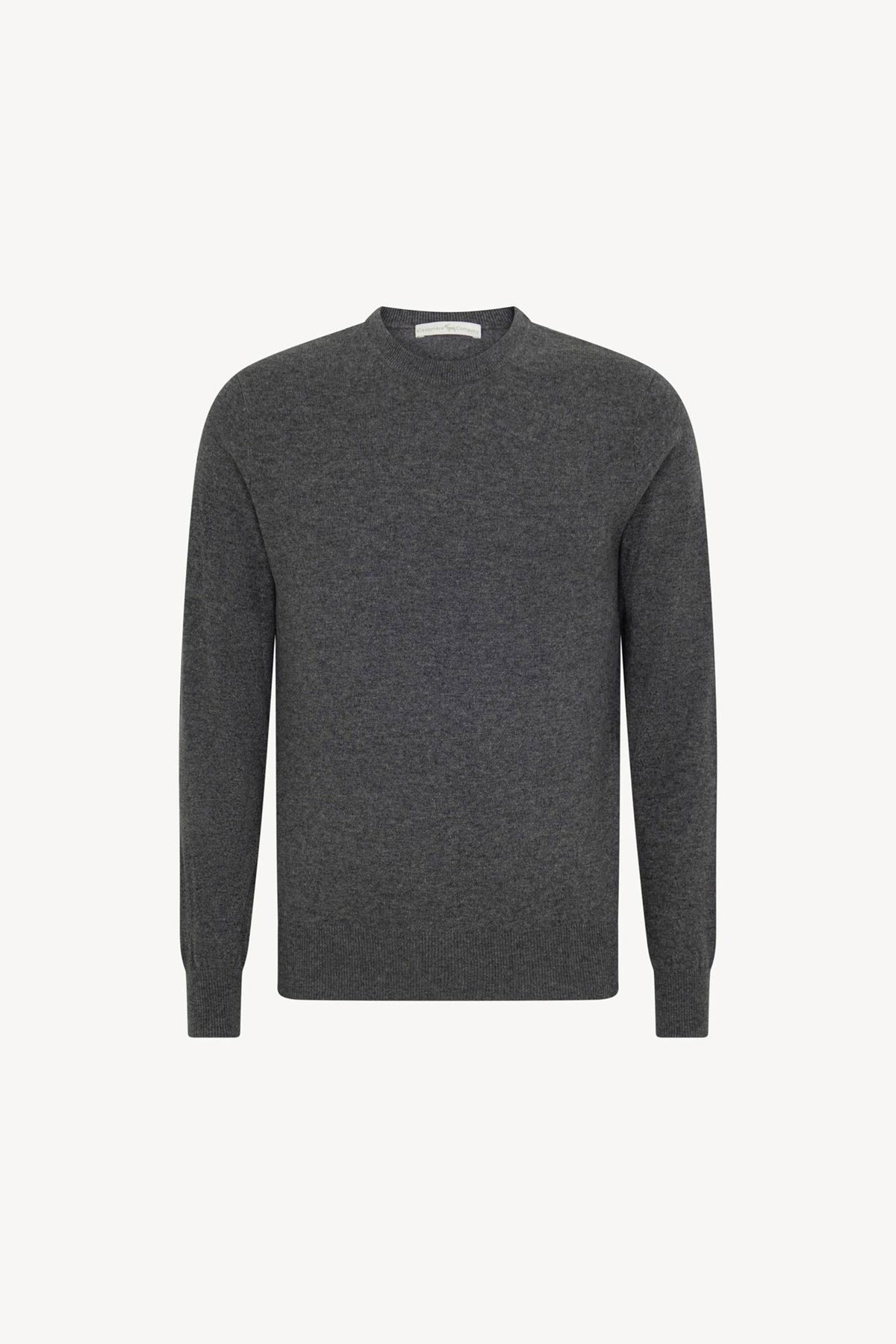 Maglia Girocollo in Puro Cashmere Flanella