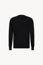 Maglia Scollo a V in Puro Cashmere Nero