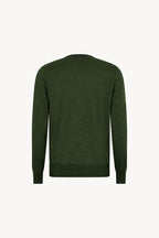 Maglia Scollo a V in Puro Cashmere Loden