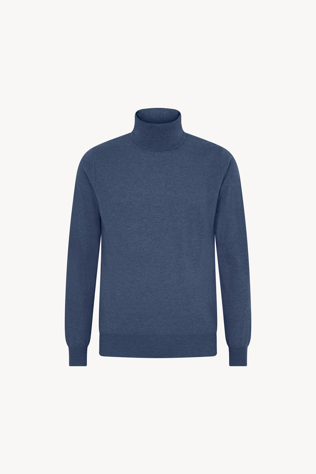 Dolcevita in Puro Cashmere Denim Scuro
