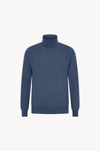 Dolcevita in Puro Cashmere Denim Scuro