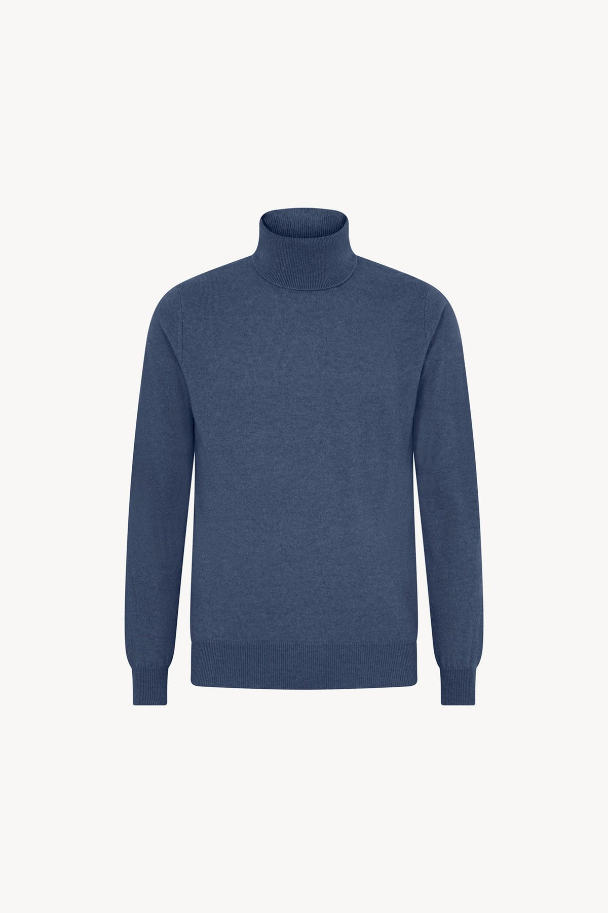 Dolcevita in Puro Cashmere Denim Scuro