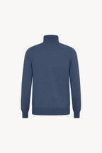 Dolcevita in Puro Cashmere Denim Scuro