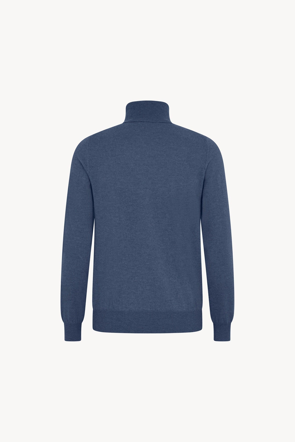 Dolcevita in Puro Cashmere Denim Scuro