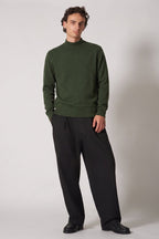 Maglia a Lupetto in Puro Cashmere Loden