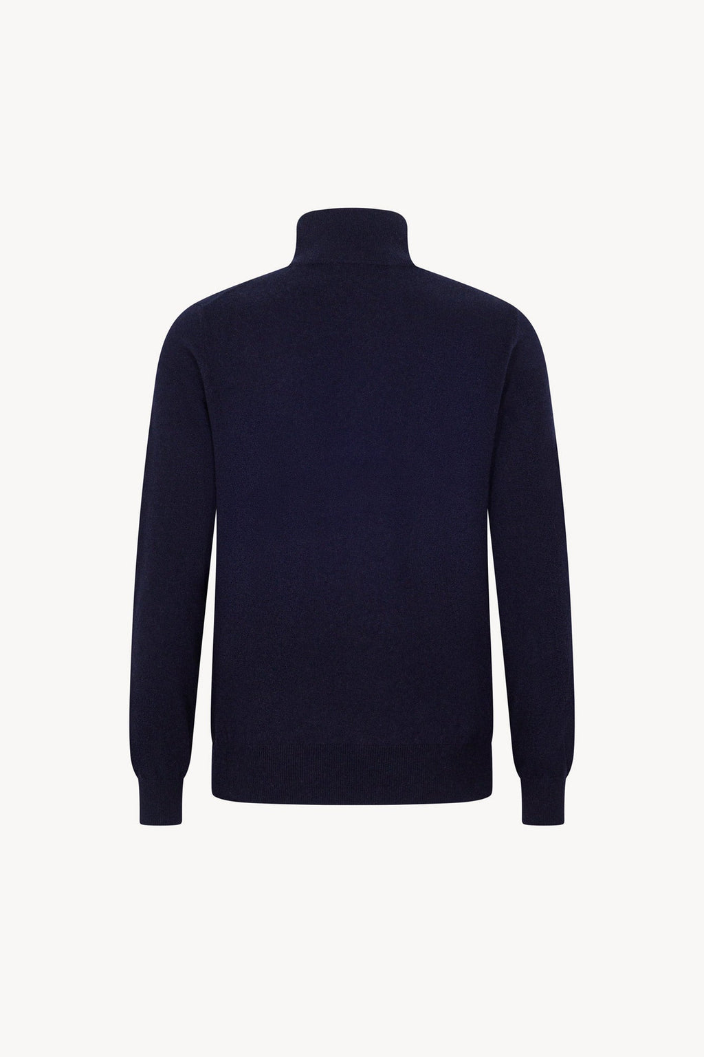 Lupetto Mezza Zip in Puro Cashmere Navy