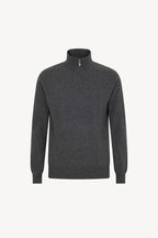 Lupetto Mezza Zip in Puro Cashmere Flanella