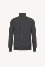 Lupetto Mezza Zip in Puro Cashmere Flanella