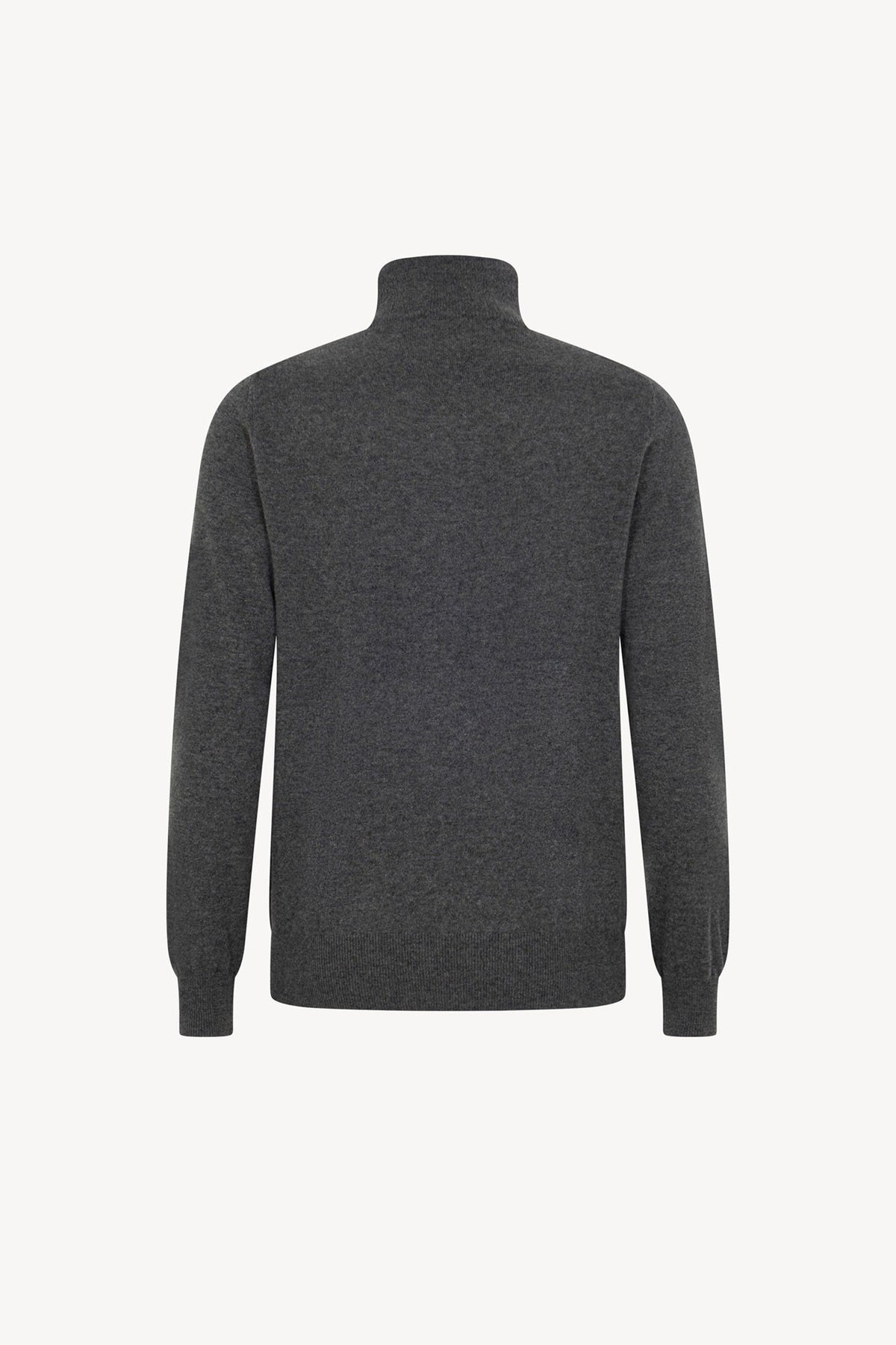 Lupetto Mezza Zip in Puro Cashmere Flanella