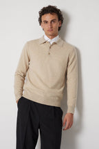Polo in Puro Cashmere Avena