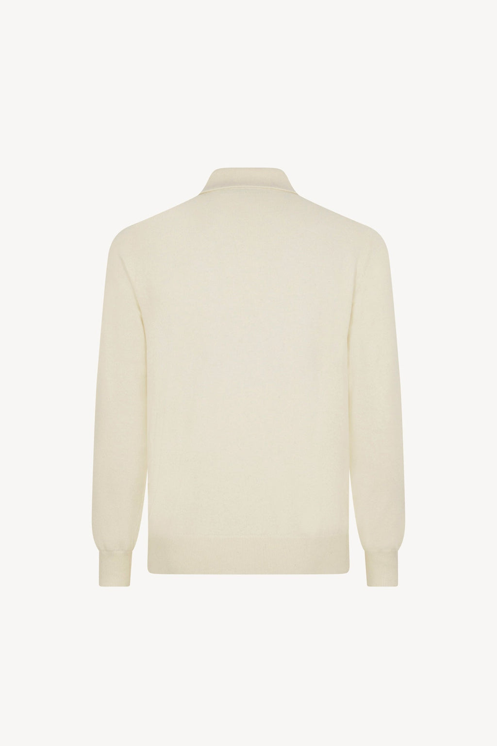 Polo in Puro Cashmere Latte