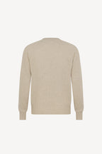 Girocollo a Costa Inglese in Puro Cashmere Avena