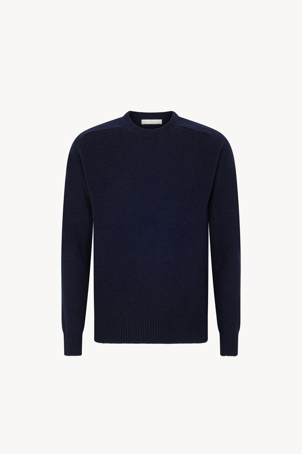 Girocollo 4 Fili in Puro Cashmere Navy