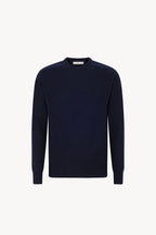 Girocollo 4 Fili in Puro Cashmere Navy