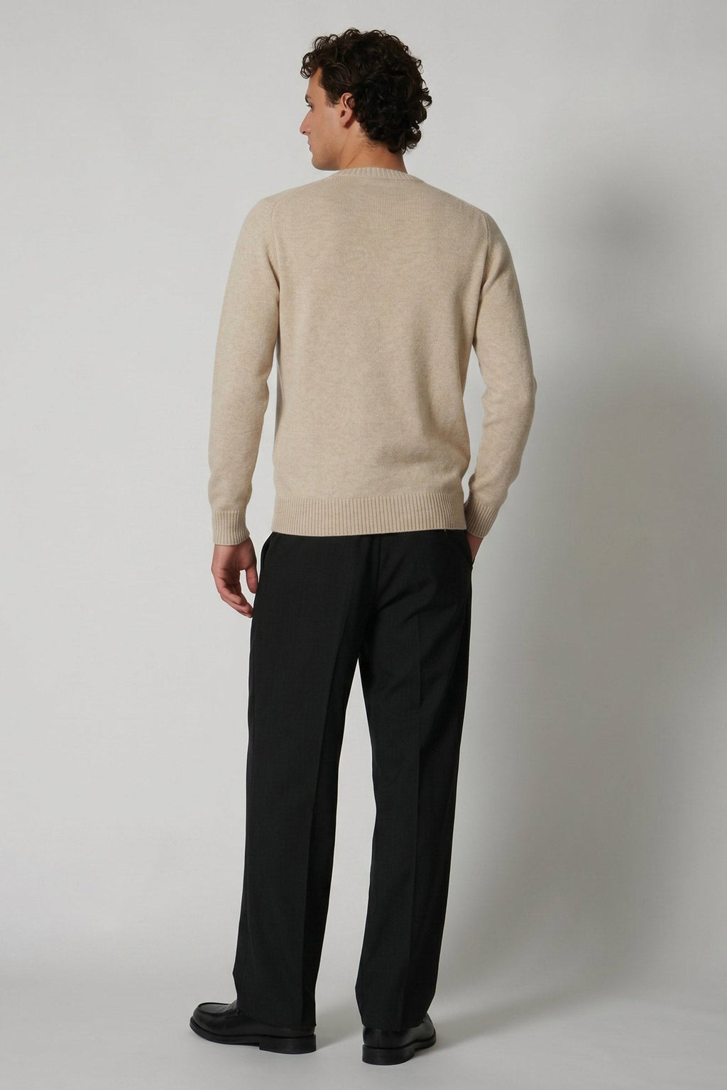Girocollo 4 Fili in Puro Cashmere Avena